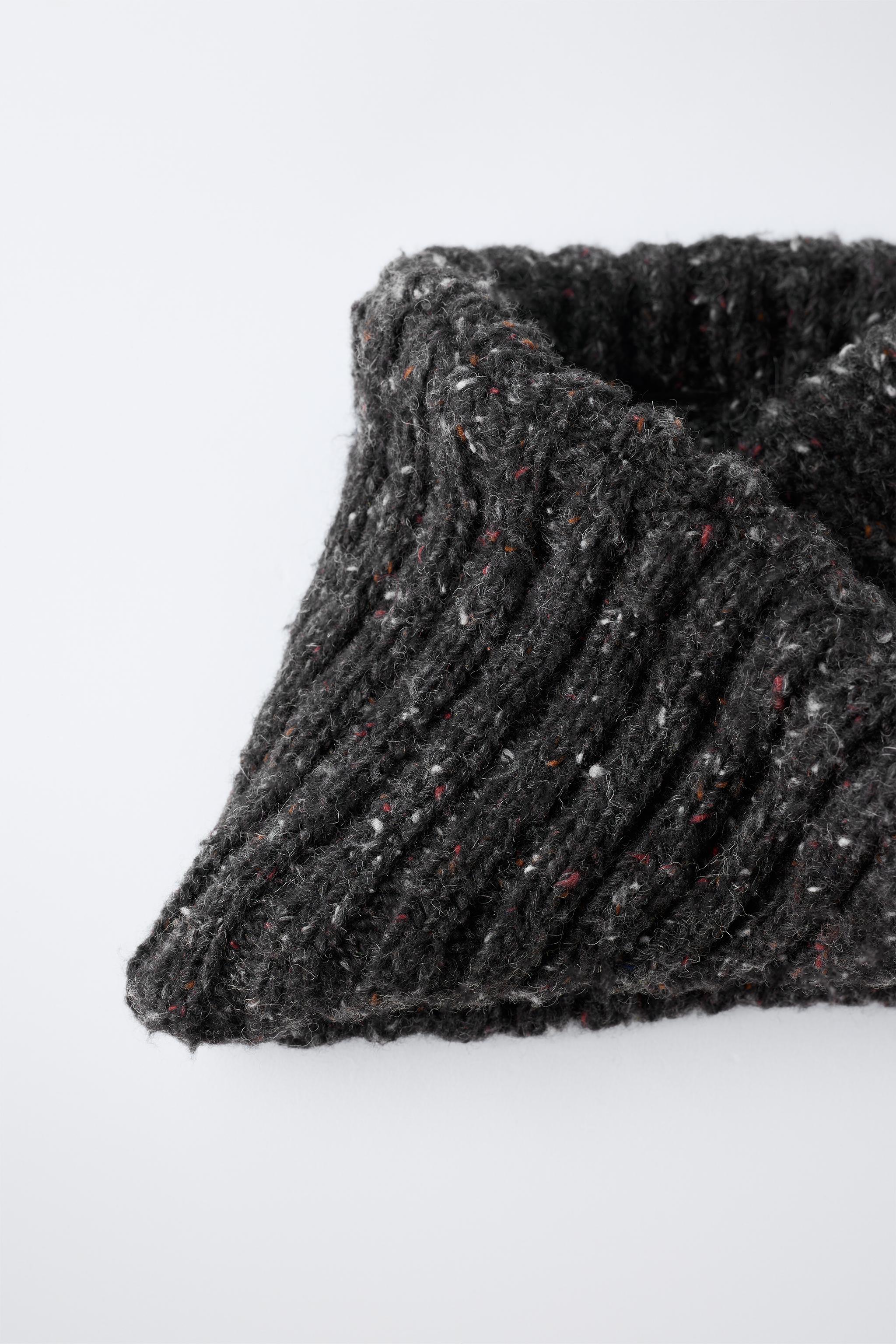 6-14 ANS/ COL EN MAILLE BOUTONNÉ AVEC LAINE